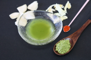 山形市のフレーバー緑茶専門店フレーバーグリーンのペペロンチーノフレーバー緑茶